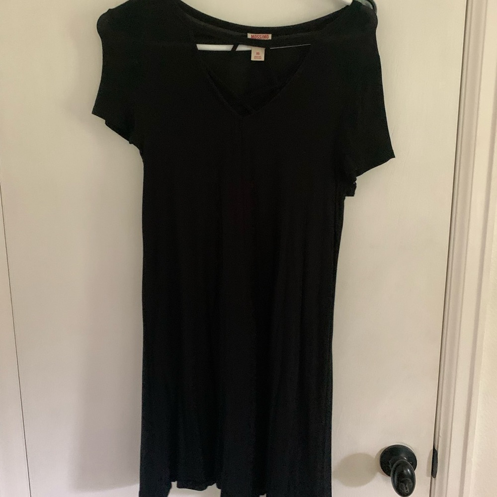 balck tshirt dress